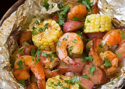 Grilled Shrimp Boil Packets