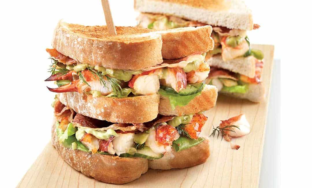 Ultimate Lobster Club Sandwich