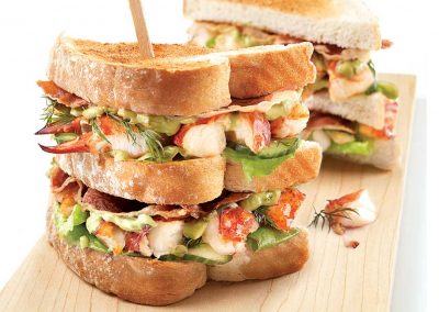 Ultimate Lobster Club Sandwich